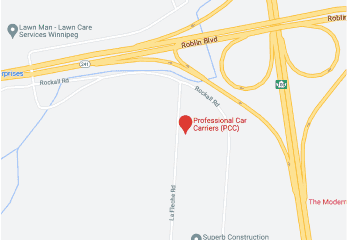 Location of Manitoba PCC office on map